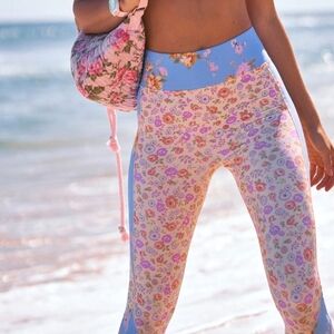 LoveShackFancy X Bandier Floral Leggings